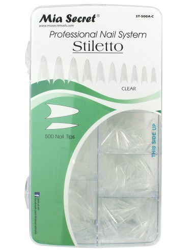 Tips Stiletto Clear