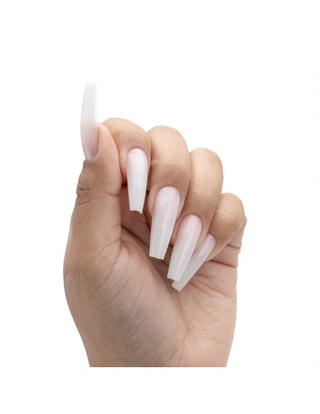 Tips de Gel White Peony