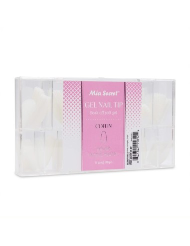 Tips de Gel White Peony