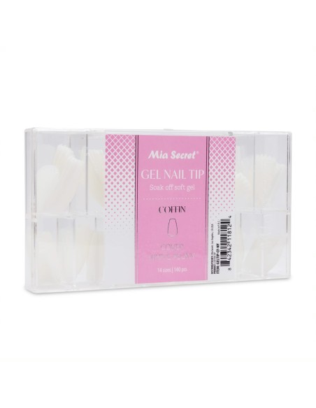 Tips de Gel White Peony