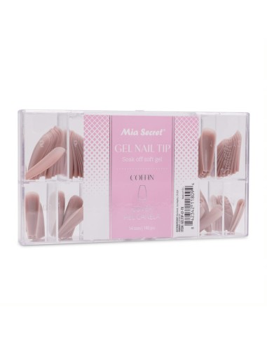 Tips de Gel Cover Piel Canela