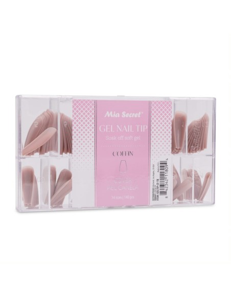 Tips de Gel Cover Piel Canela