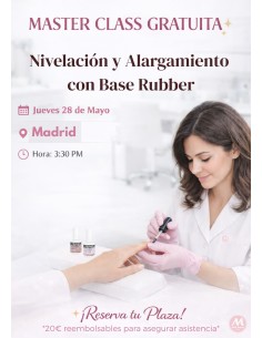 Master Class Nivelación y Alargamiento con Base Rubber