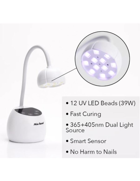 Lampara UV/LED para tips de Gel