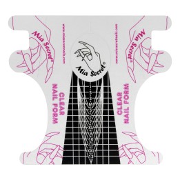 Las formas esculturales transparentes para sistemas de gel