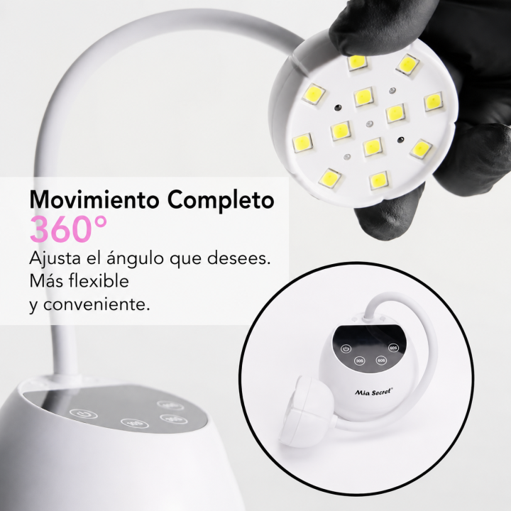 Lampara UV/LED 36W para tips de Gel