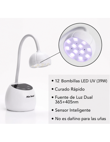 Lampara UV/LED para tips de Gel