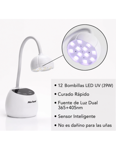 Lampara UV/LED para tips de Gel