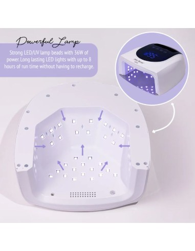 Lámpara LED UV Recargable e Inalámbrica