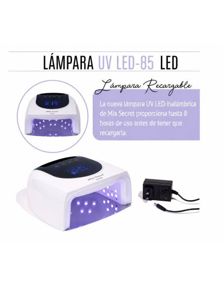 Lámpara LED UV Recargable e Inalámbrica