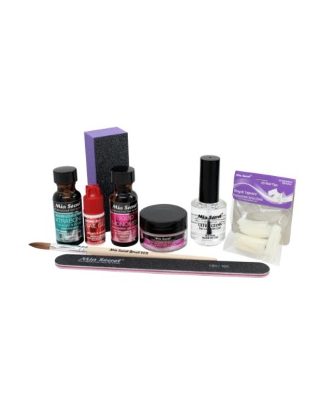 Kit Acrílico rosa traslúcido